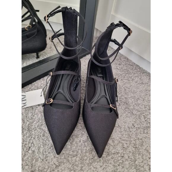 ZARA Strappy Heels NWT - Picture 8 of 9